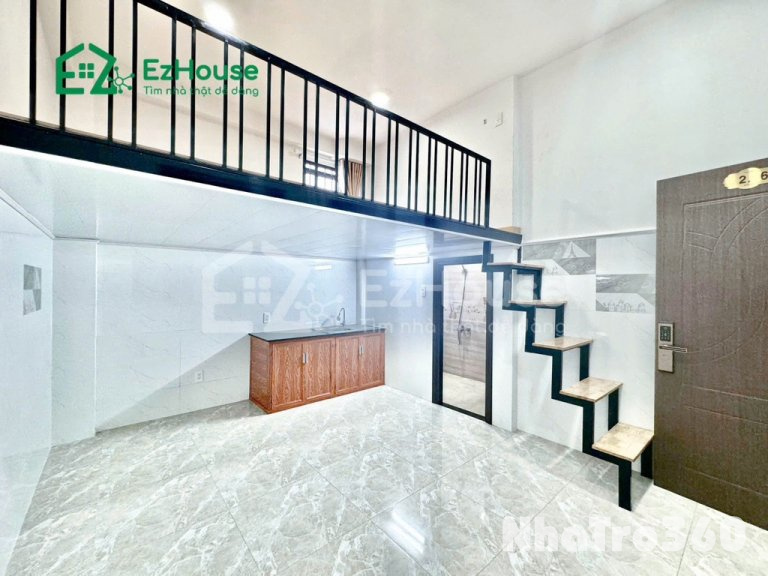 Căn Hộ Gác Cao Full Tiện Nghi Ngay Lê Văn Quới