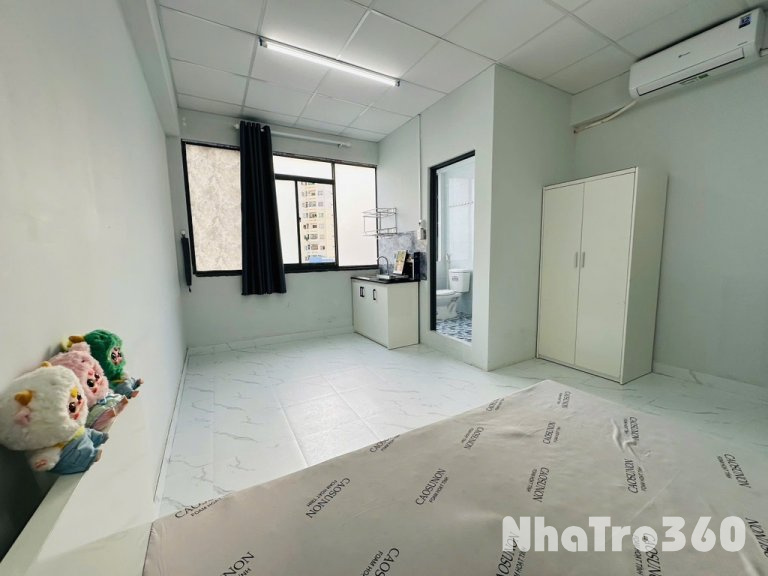 Căn hộ mini cửa sổ siêu thoáng đầy đủ tiện nghi