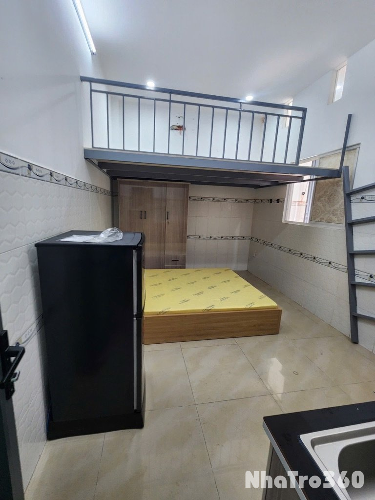 Phòng trọ sinh viên gác cao_đầy đủ nội thất_an nin