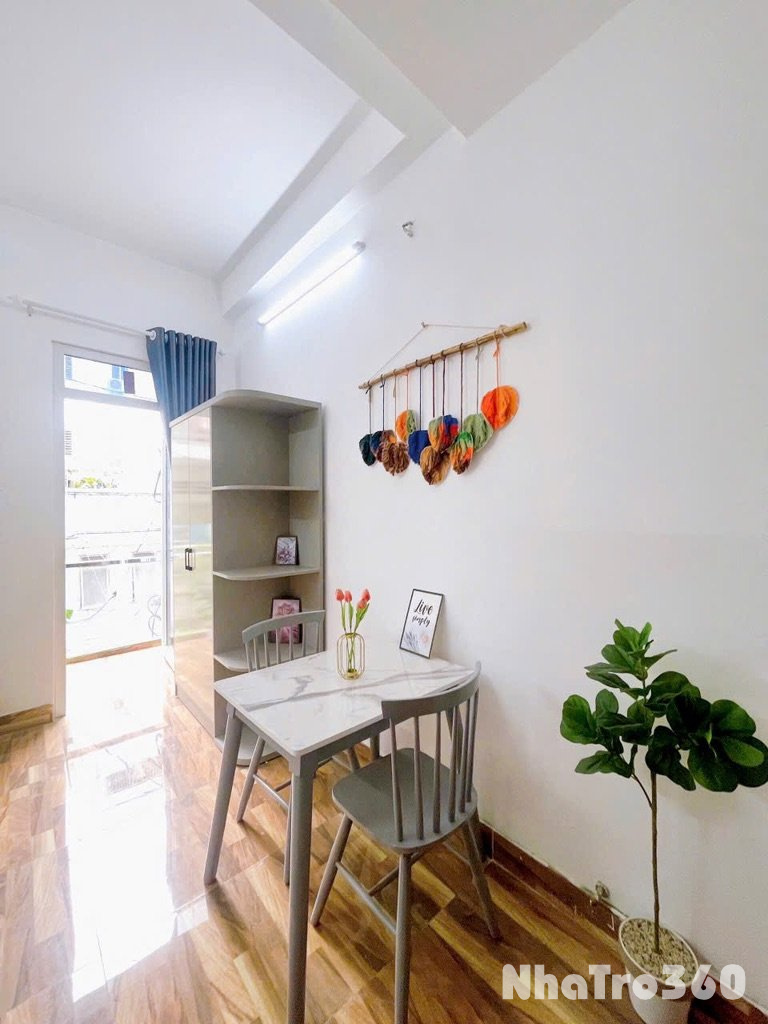 Cho thuê căn hộ Studio máy giặt riêng ban công Q10