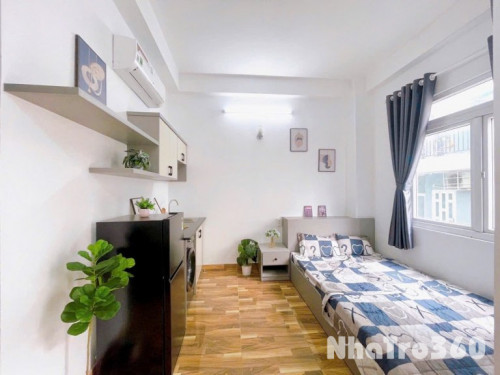 Cho thuê căn hộ Studio máy giặt riêng ban công Q10