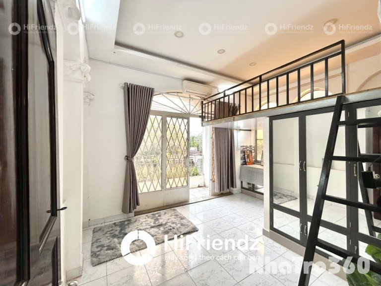 Căn hộ mini ban công riêng_gác siêu cao_Hồng Bàng