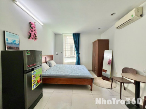 Cho thuê căn hộ studio full nt cửa sổ/ ban công p.Tân Phong q.7 gần RMIT, TDTU, KDC Trung Sơn
