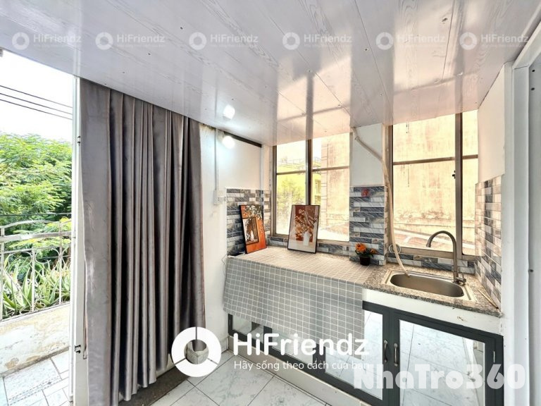 Căn hộ mini ban công riêng_gác siêu cao_Hồng Bàng