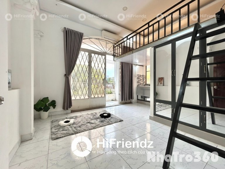 Căn hộ mini ban công riêng_gác siêu cao_Hồng Bàng