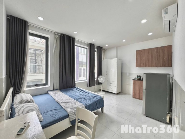 CHO THUÊ PHÒNG STUDIO CỬA SỔ FULL NỘI THẤT QUẬN 3