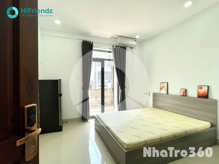Cho thuê căn hộ studio full nt có ban công p.Tân Quy q.7 gần Lotte, SCVivo, RMIT, TDTU