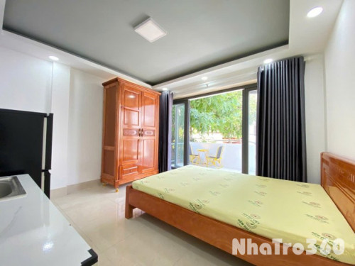 Cho thuê căn hộ studio full nt có ban công p.Tân Quy q.7 gần Lotte, SCVivo, RMIT, TDTU