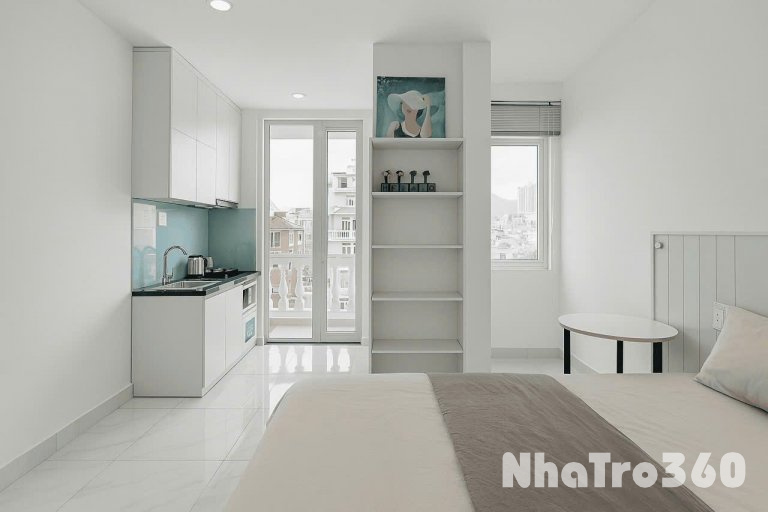 Cho thuê căn hộ studio ban công/ cửa sổ full nt p.Tân Phong q.7 gần RMIT, TDTU, KDC Trung Sơn