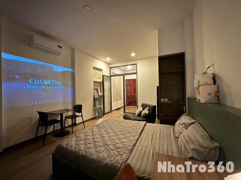Căn hộ đẹp như penthouse ngay quận 1, bancol chill, gần Chùa Vĩnh Nghiêm, UEH