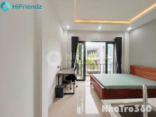 Cho thuê căn hộ studio full nt có ban công p.Tân Quy q.7 gần Lotte, SCVivo, RMIT, TDTU