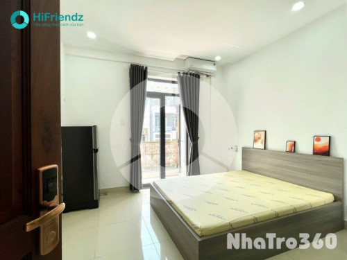 Cho thuê căn hộ studio full nt có ban công p.Tân Quy q.7 gần Lotte, SCVivo, RMIT, TDTU