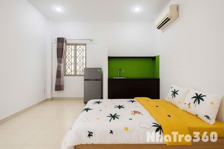 Căn phòng cửa sổ trời full nội thất ngay Hậu Giang