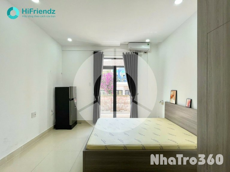 Cho thuê căn hộ studio full nt có ban công p.Tân Quy q.7 gần Lotte, SCVivo, RMIT, TDTU