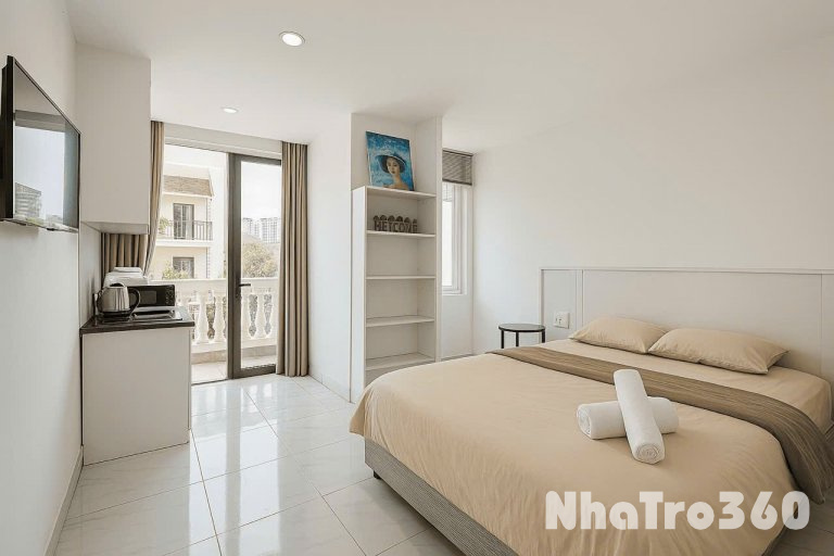 Cho thuê căn hộ studio ban công/ cửa sổ full nt p.Tân Phong q.7 gần RMIT, TDTU, KDC Trung Sơn