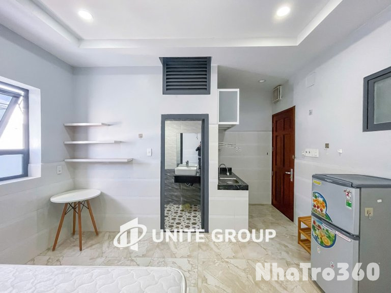 Cho thuê căn hộ studio ban công/ cửa sổ full nội thất p.Tân Kiểng q.7 gần Lotte, SCVivo, RMIT, TDTU