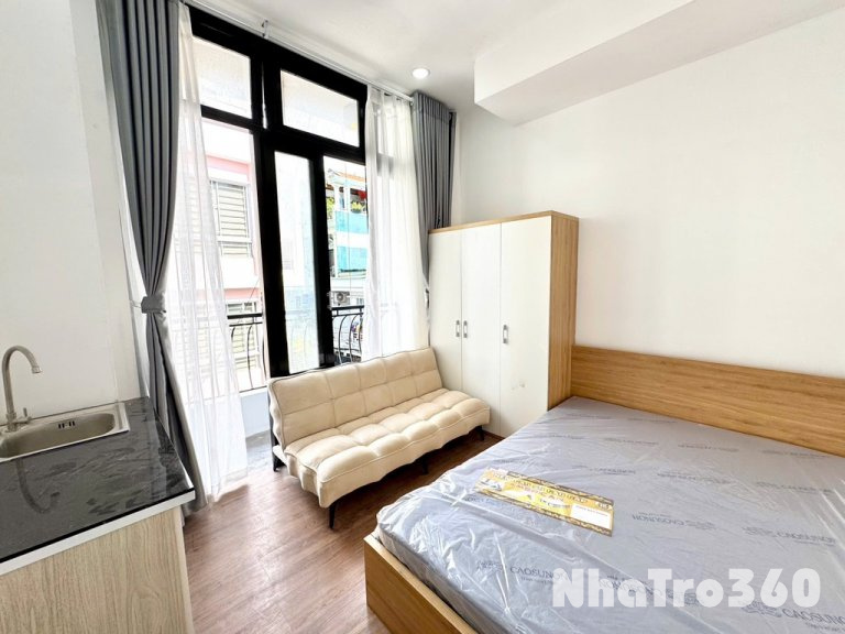 Cho Thuê Căn Hộ Studio Có Ban Công Lớn Siêu Thoáng