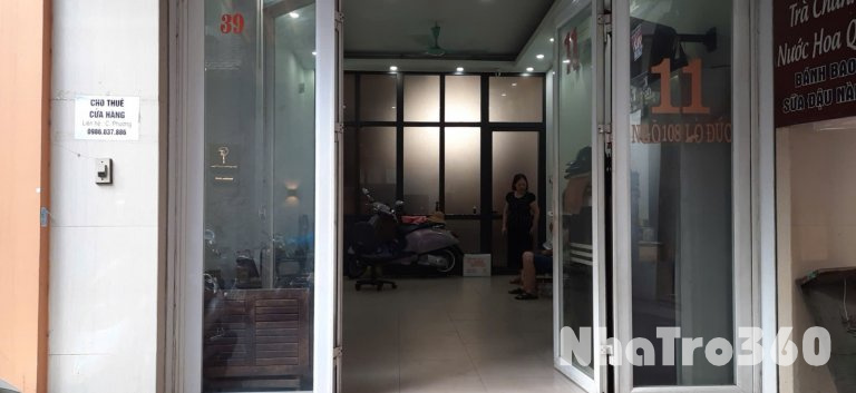 Chính chủ cần cho thuê mặt bằng tầng 1 ngõ 108 Lò Đúc, quận Hai Bà Trưng, Hà Nội