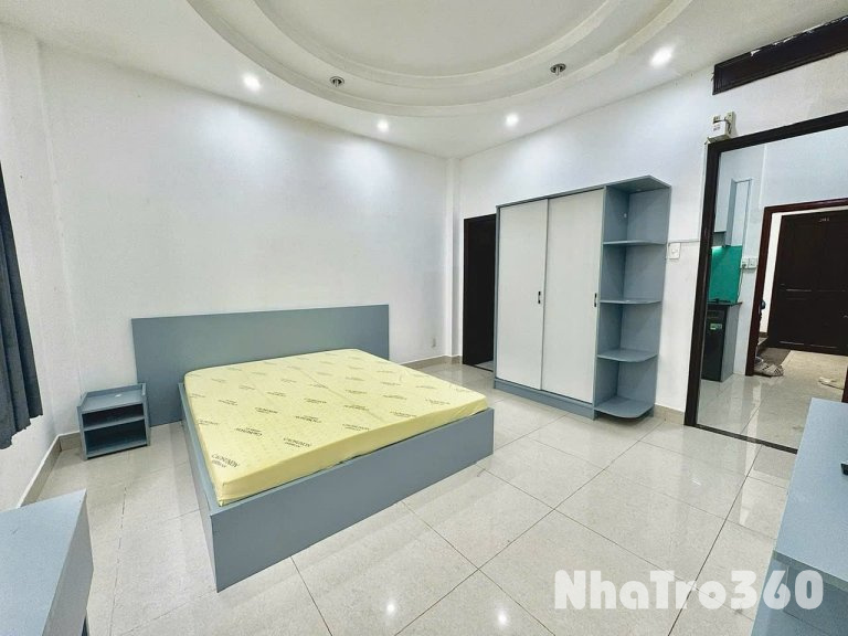 Cho thuê căn hộ 1PN Cửa sổ, Máy giặt riêng Q1 gần cầu Thị Nghè, ĐH Mở, ĐH UEH, vòng xoay Điện Biên Phủ