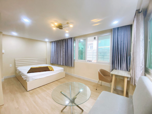 Cho thuê căn hộ Studio Cửa sổ thoáng Q8 gần cầu chữ Y, cầu Nguyễn Văn Cừ, Parc Mall
