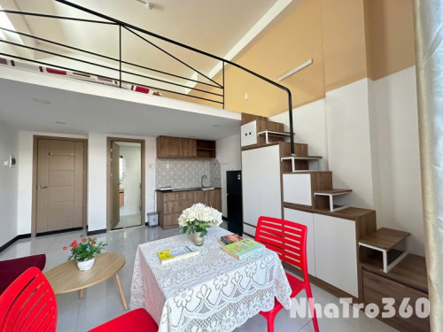 Duplex ban công, Fnt, gần Lotte, Tdtu, thoáng, mát, q1,4,8 trong 5p