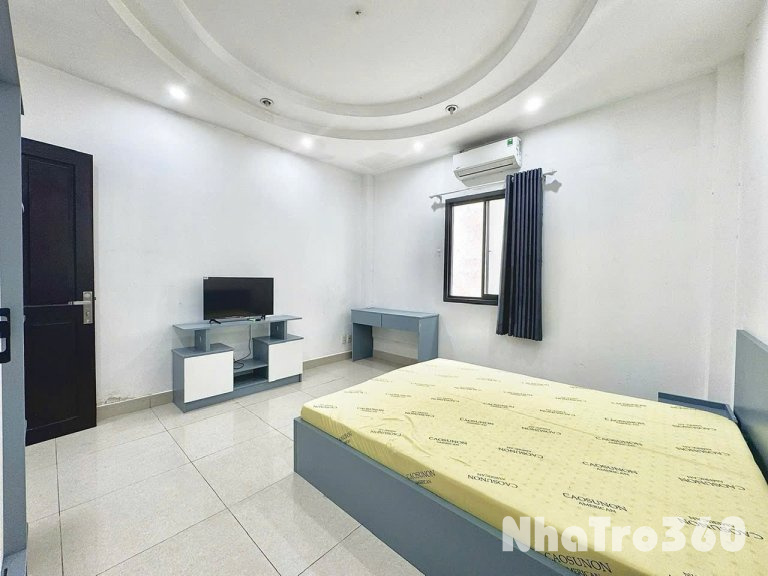 Cho thuê căn hộ 1PN Cửa sổ, Máy giặt riêng Q1 gần cầu Thị Nghè, ĐH Mở, ĐH UEH, vòng xoay Điện Biên Phủ