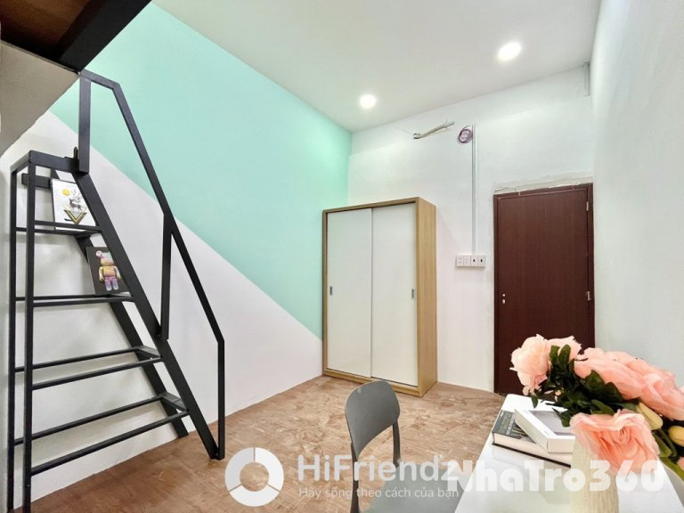 Full nội thất, tự do, giá rẻ, gác, cửa sổ