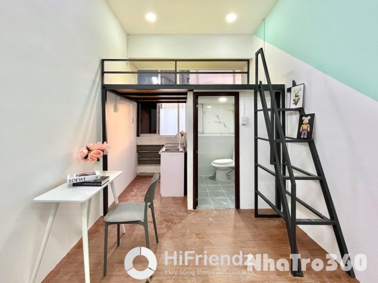 Full nội thất, tự do, giá rẻ, gác, cửa sổ