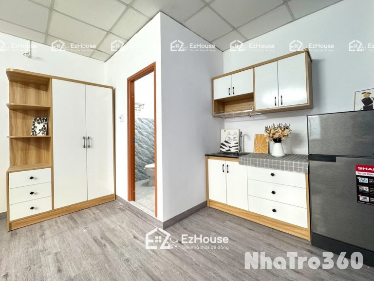 Studio, cửa sổ, tự do, giá rẻ, full nội thất