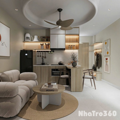 2 phòng ngủ, full nội thất, vân tay