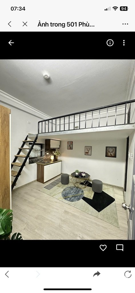 Cho thuê Studio - 1k1n (gác xép)