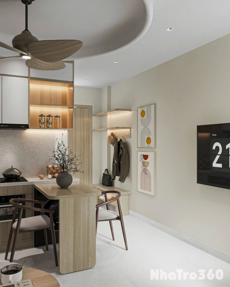 2 phòng ngủ, full nội thất, vân tay