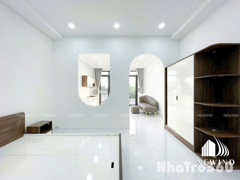 SIÊU PHẨM MỚI 100% – 1PN FULL NỘI THẤT, BAN CÔNG RỘNG – MÁY GIẶT RIÊNG – KDC HIM LAM, QUẬN 7