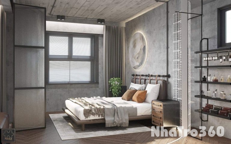 CĂN HỘ SANG TRỌNG 1PN + 1 PHÒNG THAY ĐỒ – FULL NỘI THẤT, BAN CÔNG CÂY XANH – TÂN QUY Q7