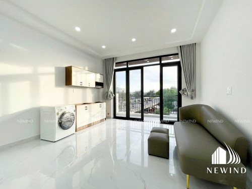 SIÊU PHẨM MỚI 100% – 1PN FULL NỘI THẤT, BAN CÔNG RỘNG – MÁY GIẶT RIÊNG – KDC HIM LAM, QUẬN 7