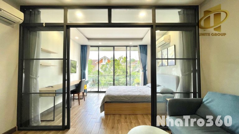 Stunning 1-Bedroom Apartment with Balcony – 50m², Fully Furnished, Green View – Nam Long Residential, Q7
