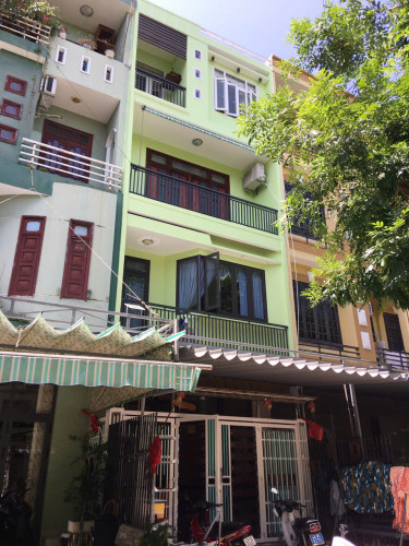 Cho Thuê Nhà 4 Tầng, 82m2, 7 Phòng+Nội Thất Mặt Tiền Dương Tự Minh, P.An Hải Bắc, Q.Sơn Trà