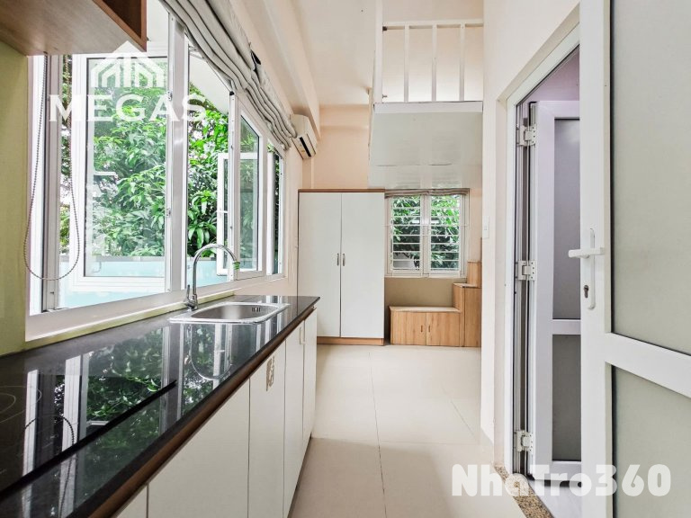 Bright Loft Room with 2 Large Windows – Fully Furnished in Kim Son, District 7