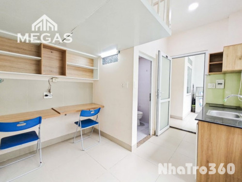 Bright Loft Room with 2 Large Windows – Fully Furnished in Kim Son, District 7