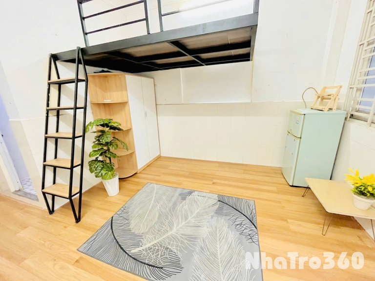 Cho thuê căn hộ Duplex (gác) Q4, đường Tôn Thất Thuyết, gần ĐH Luật, ĐH Nguyễn Tất Thành, Chợ Xóm Chiếu