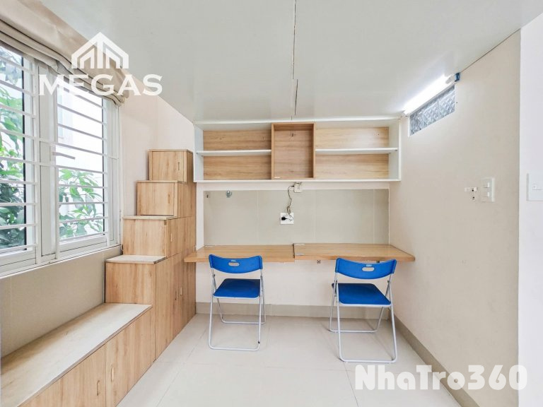 Bright Loft Room with 2 Large Windows – Fully Furnished in Kim Son, District 7