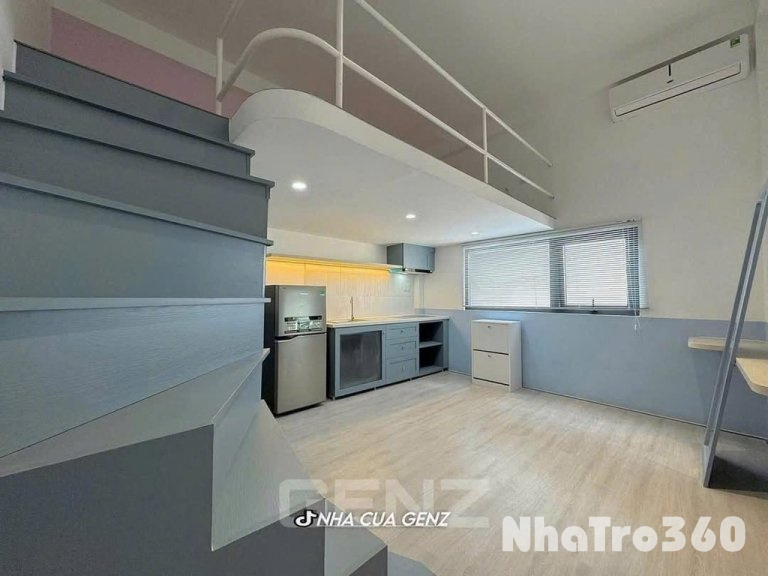 Cho thuê phòng gác 40m2 gần HVHK, BKU, HUFLIT,…