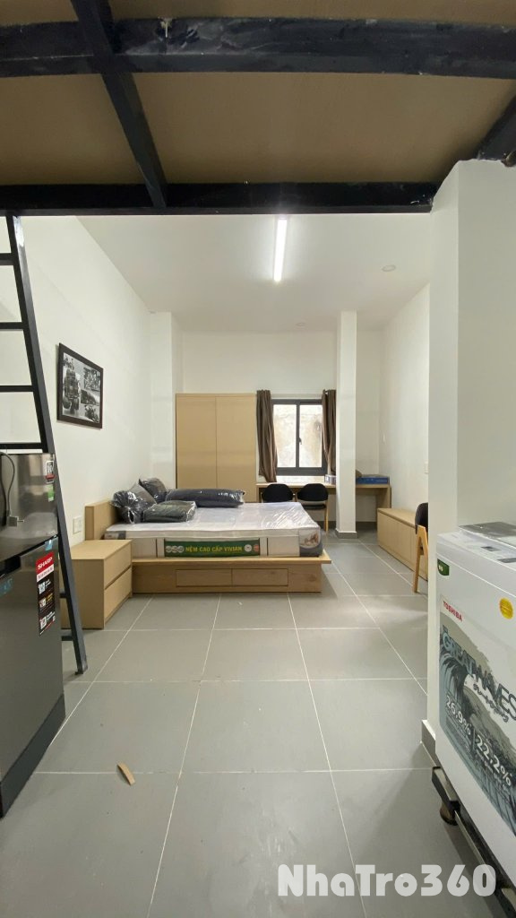 Cho thuê căn hộ duplex (gác), Quận 4, đường Tôn Thất Thuyết, gần ĐH Luật, ĐH Nguyễn Tất Thành, Chợ Xóm Chiếu