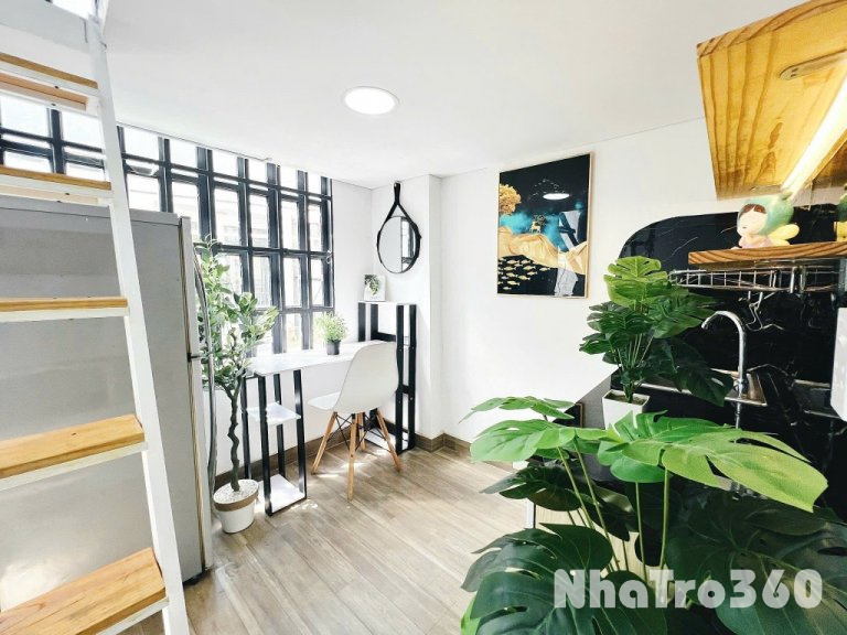 Duplex Full Nội Thất, Gác Cao, Có Ban Công
