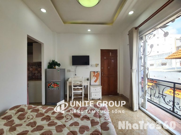 Cho Thuê Căn Hộ 1PN Gần Vòng Xoay Lăng Cha Cả