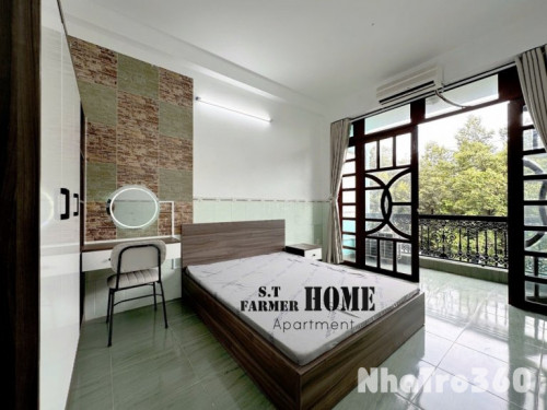 Full nội thất, 1 phòng ngủ, bancol, tự do