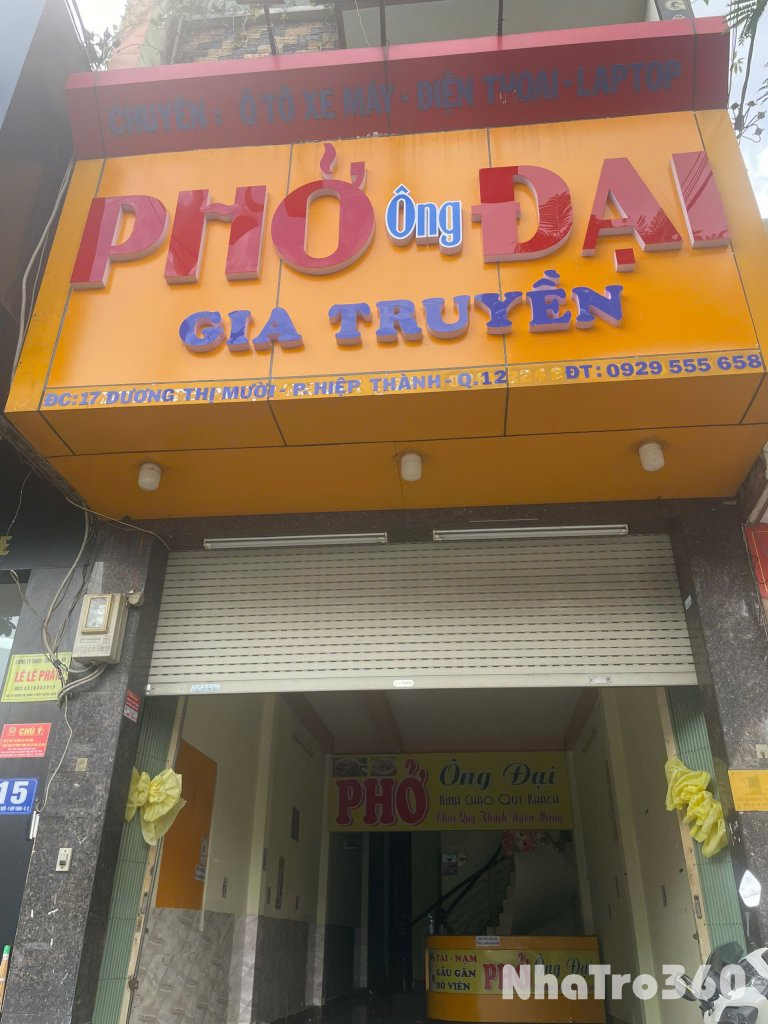 CHO THUÊ NHÀ MẶT TIỀN DƯƠNG THỊ MƯỜI – QUẬN 12 – GIÁ CỰC RẺ CHỈ 15 TRIỆU/THÁNG