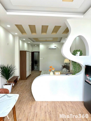 Căn Hộ Dịch Vụ Full Nội Thất Có Ban Công, Máy Giat