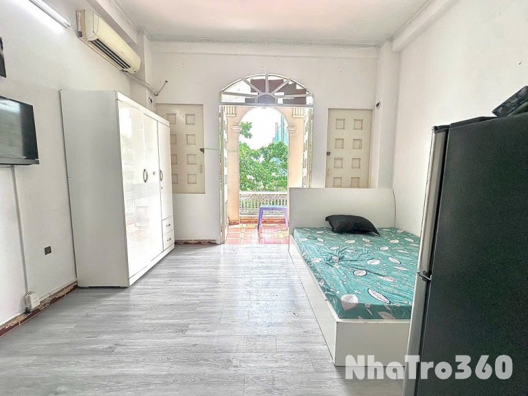 Studio, full nội thất, ban công, tự do, giá rẻ