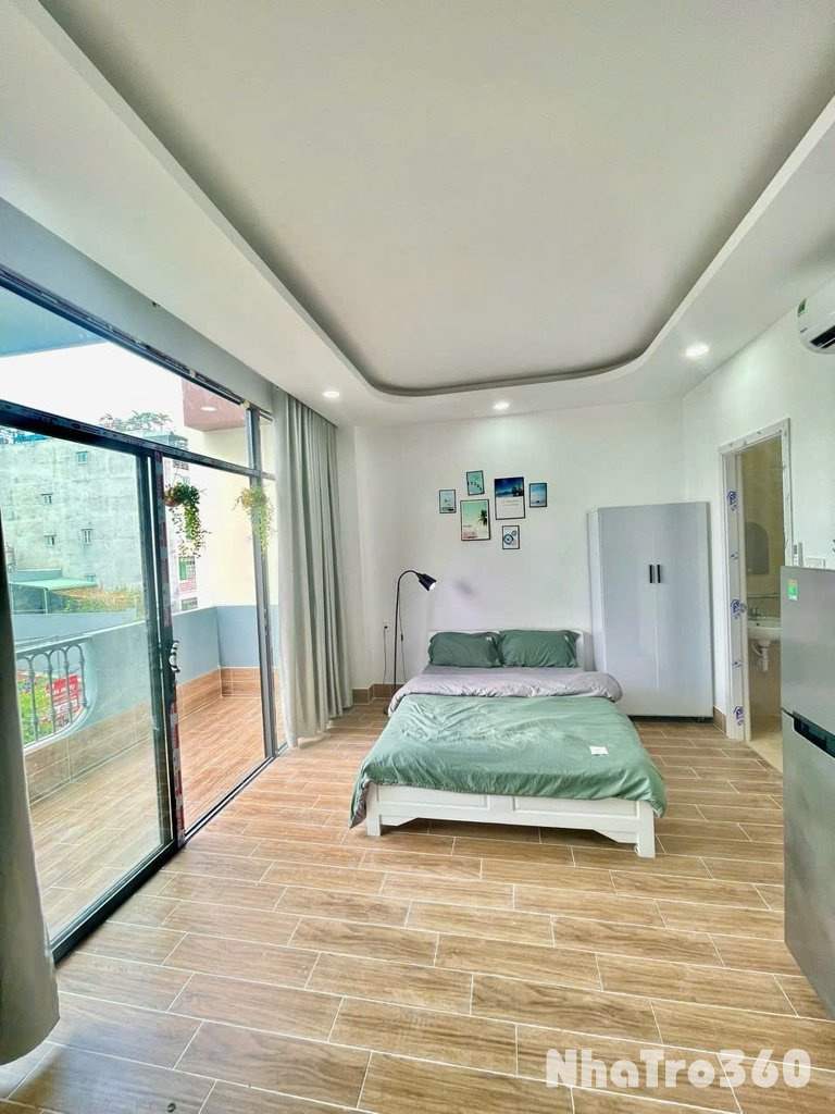 Cho Thuê Căn Hộ Studio Ban Công Thoáng Mát Gần Ga